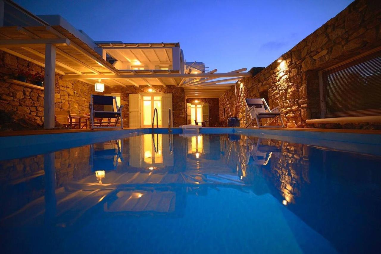 Allaya,Panormos Villa Private Pool Exteriér fotografie